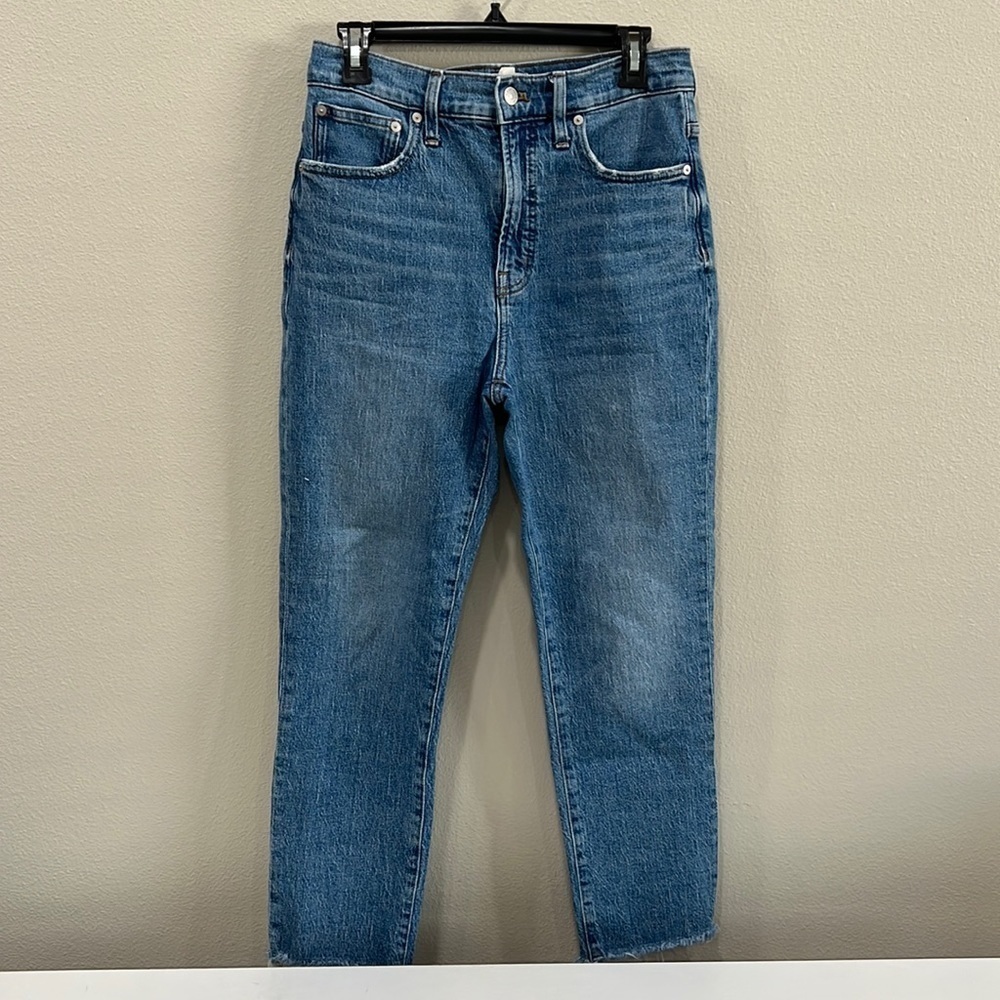 Madewell High Waist Straight Leg The Perfect Vintage Jeans